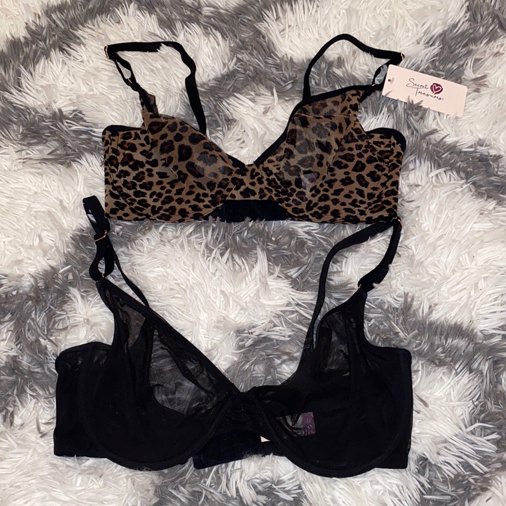 Secret treasures mesh unlined bras 34D